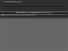 Tablet Screenshot of ofertadetrabajo.com